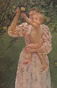 Mary Cassatt, The Baby Reaching for  the apple